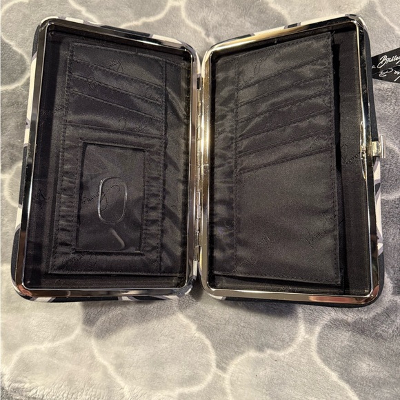 Vera Bradley Black and Cream Patterned Wallet - Picture 3 of 3